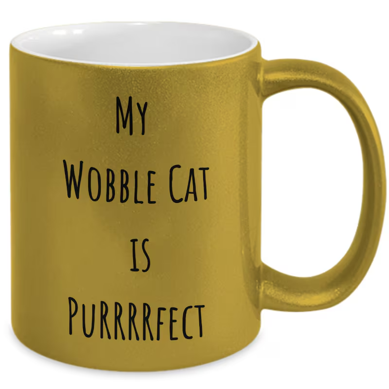 Wobble Cat Mom Mug