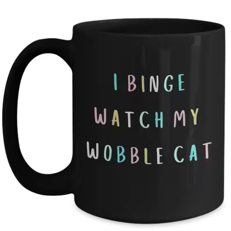 Wobble Cat Coffee Mug