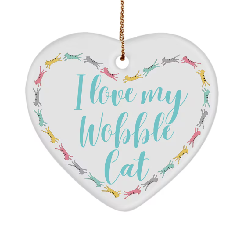 Wobble Cat Ornament
